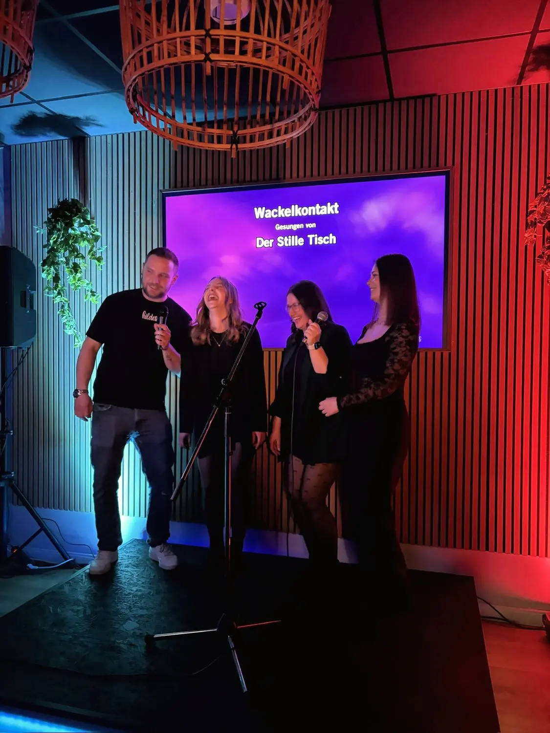 Karaokeabend auf der hildes Bühne